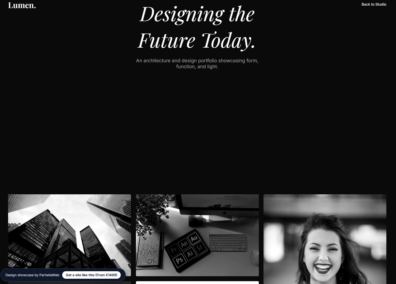 Lumen Creative Portfolio Demo