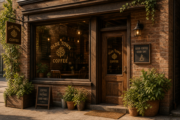 Olde Town Coffee Exterior